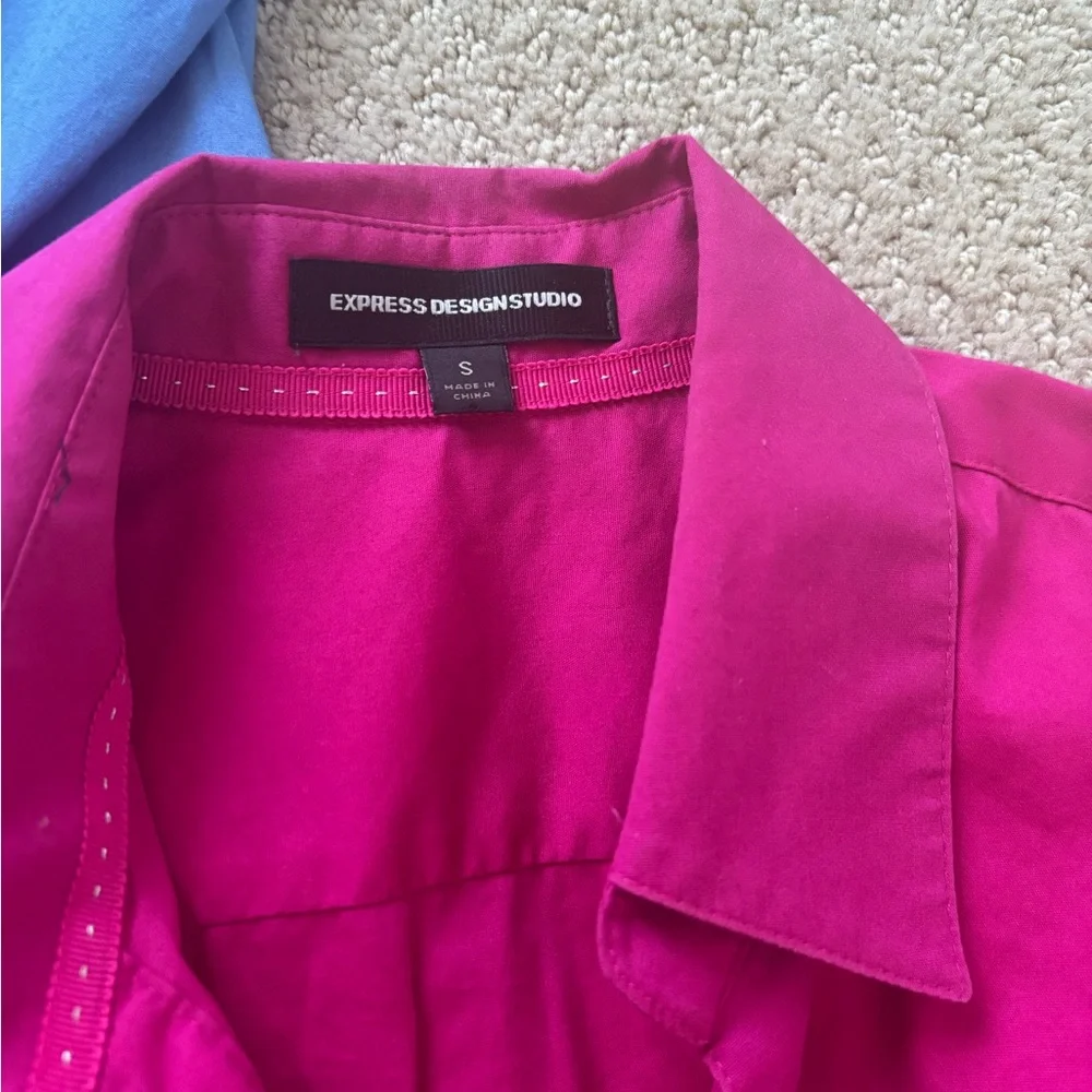 Express Women’s Button Down Collared Shirts - set of 4 - Picture 8 of 9